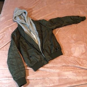 Obey Bomber Jacket with hoodie